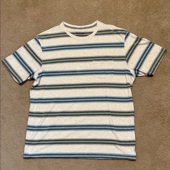 Patagonia Other - Patagonia Blue and Gray Striped Tee